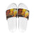 Australia and Papua New Guinea Together Slide Sandals Kangaroo Aboriginal Art and Bird-of-paradise Oro Tribal Motifs - Polynesian Pride