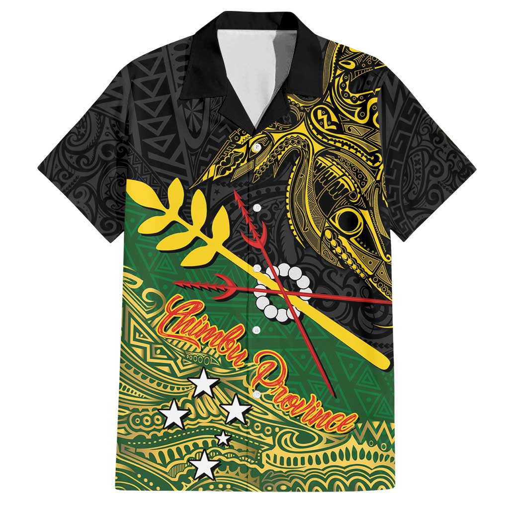 Personalized Chimpu Province Papua New Guinea Family Matching Tank Maxi Dress and Hawaiian Shirt Bird-of-paradise Art Tattoo and Melanesian Motifs - Polynesian Pride