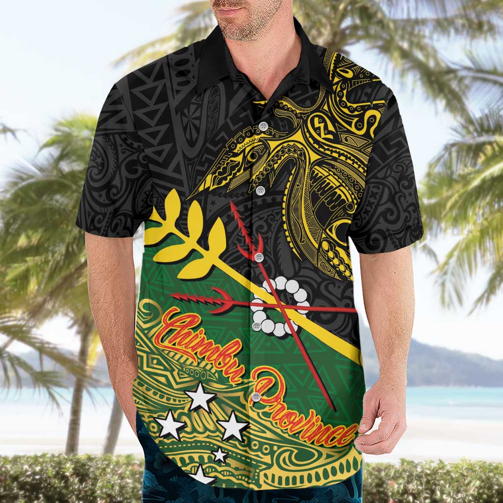 Personalized Chimpu Province Papua New Guinea Hawaiian Shirt Bird-of-paradise Art Tattoo and Melanesian Motifs - Polynesian Pride