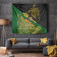 Chimpu Province Papua New Guinea Tapestry Bird-of-paradise Art Tattoo and Melanesian Motifs - Polynesian Pride
