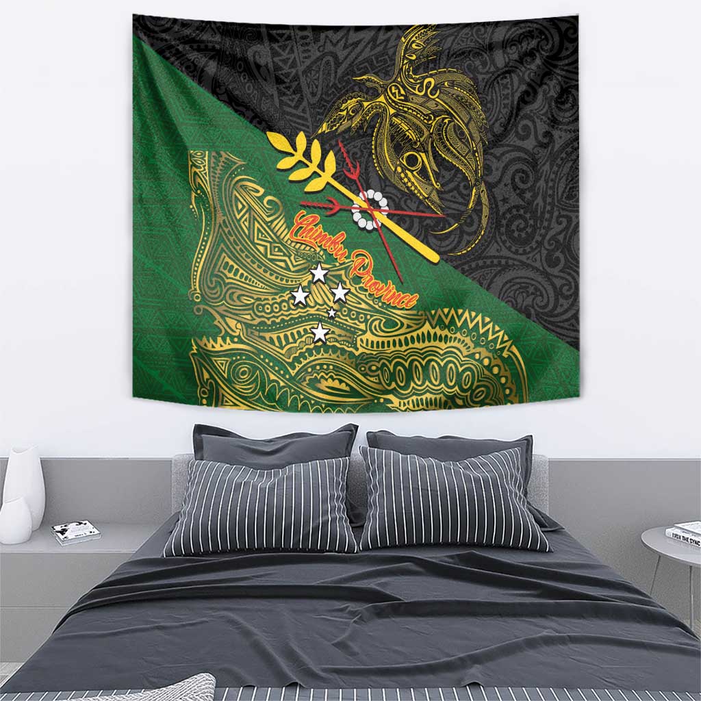 Chimpu Province Papua New Guinea Tapestry Bird-of-paradise Art Tattoo and Melanesian Motifs - Polynesian Pride