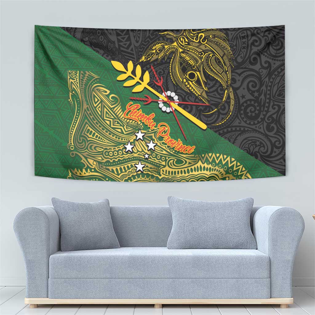 Chimpu Province Papua New Guinea Tapestry Bird-of-paradise Art Tattoo and Melanesian Motifs - Polynesian Pride