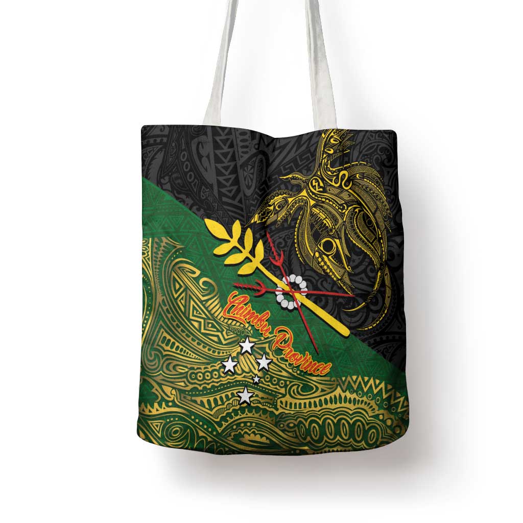 Chimpu Province Papua New Guinea Tote Bag Bird-of-paradise Art Tattoo and Melanesian Motifs - Polynesian Pride