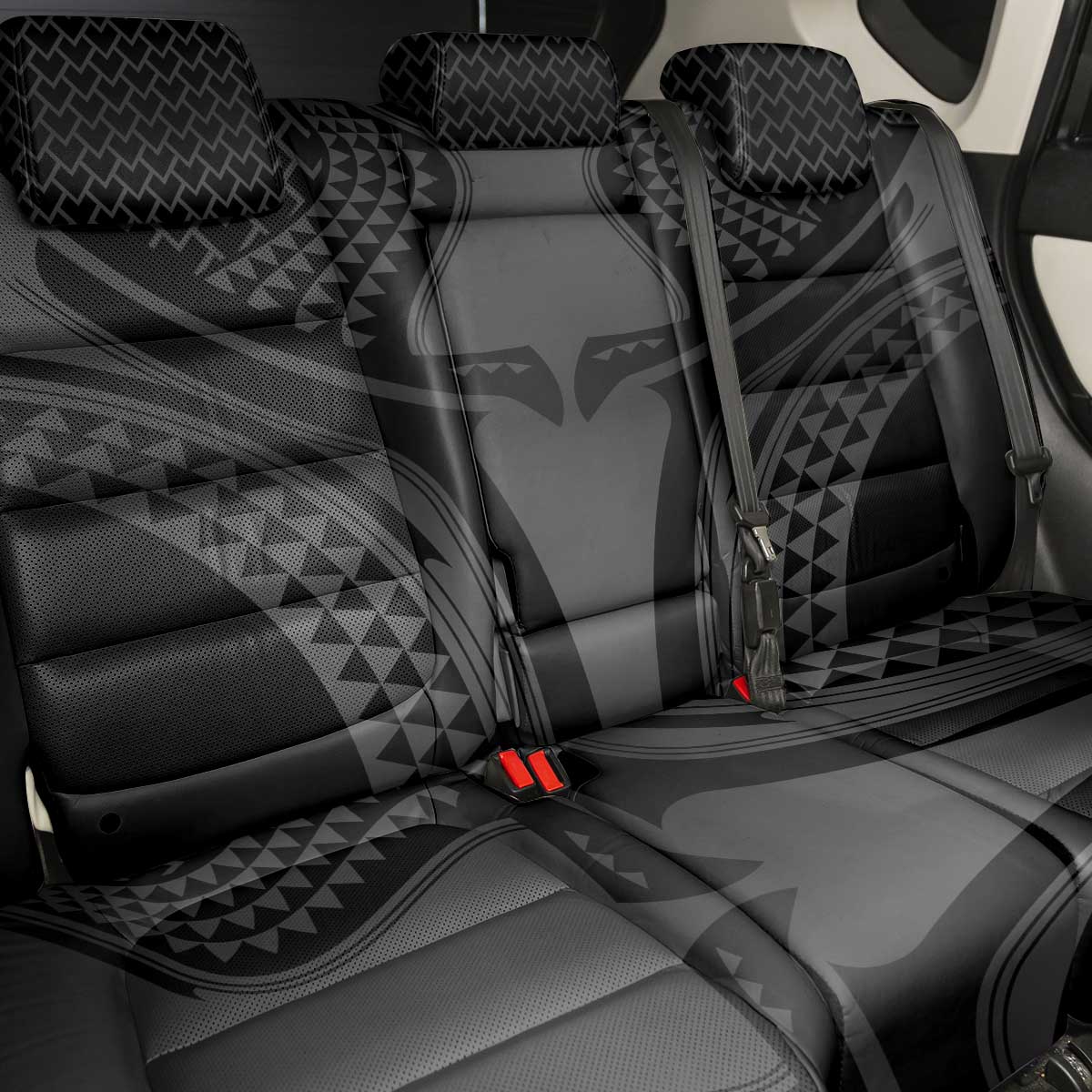 Hawaiian Kakau Art Tattoos Aquaman Style Back Car Seat Cover Special Edition - Polynesian Pride