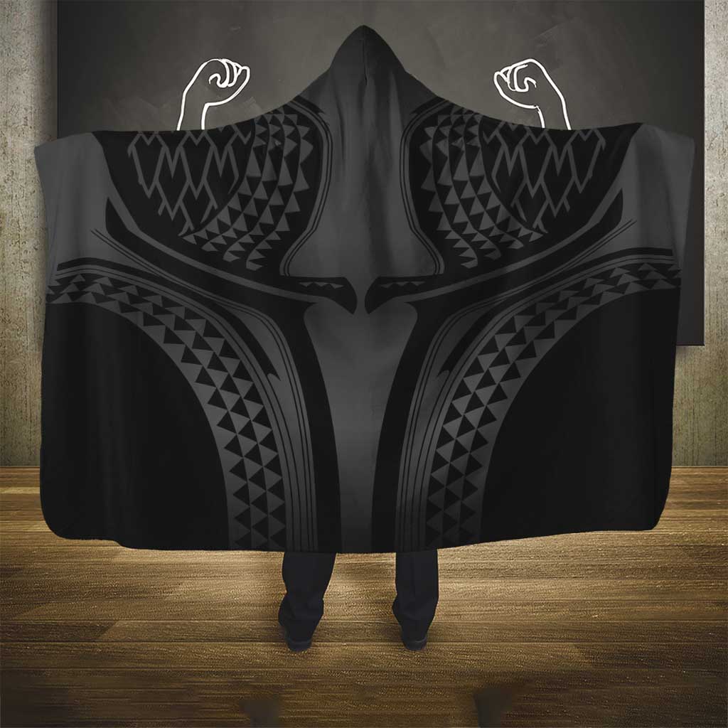 Hawaiian Kakau Art Tattoos Aquaman Style Hooded Blanket Special Edition - Polynesian Pride