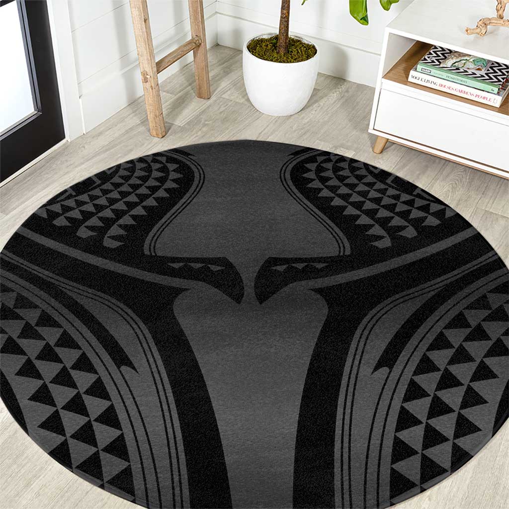 Hawaiian Kakau Art Tattoos Aquaman Style Round Carpet Special Edition - Polynesian Pride