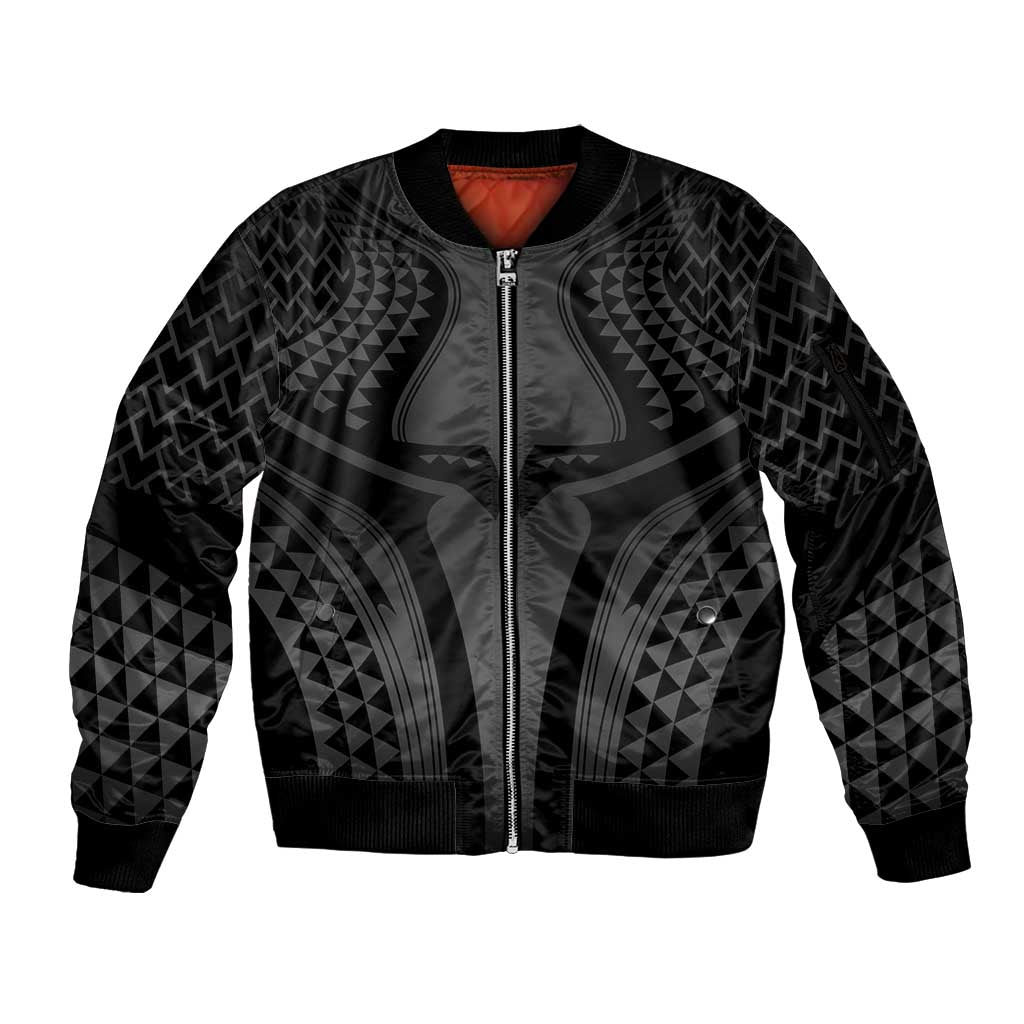 Hawaiian Kakau Art Tattoos Aquaman Style Sleeve Zip Bomber Jacket Special Edition - Polynesian Pride