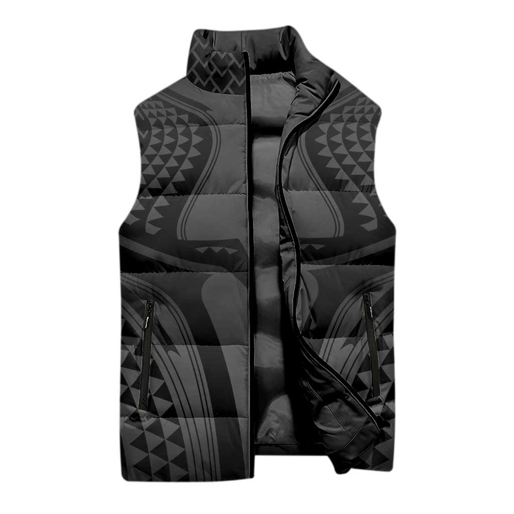 Hawaiian Kakau Art Tattoos Aquaman Style Sleeveless Puffer Jacket Special Edition - Polynesian Pride