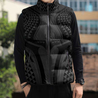 Hawaiian Kakau Art Tattoos Aquaman Style Sleeveless Puffer Jacket Special Edition - Polynesian Pride