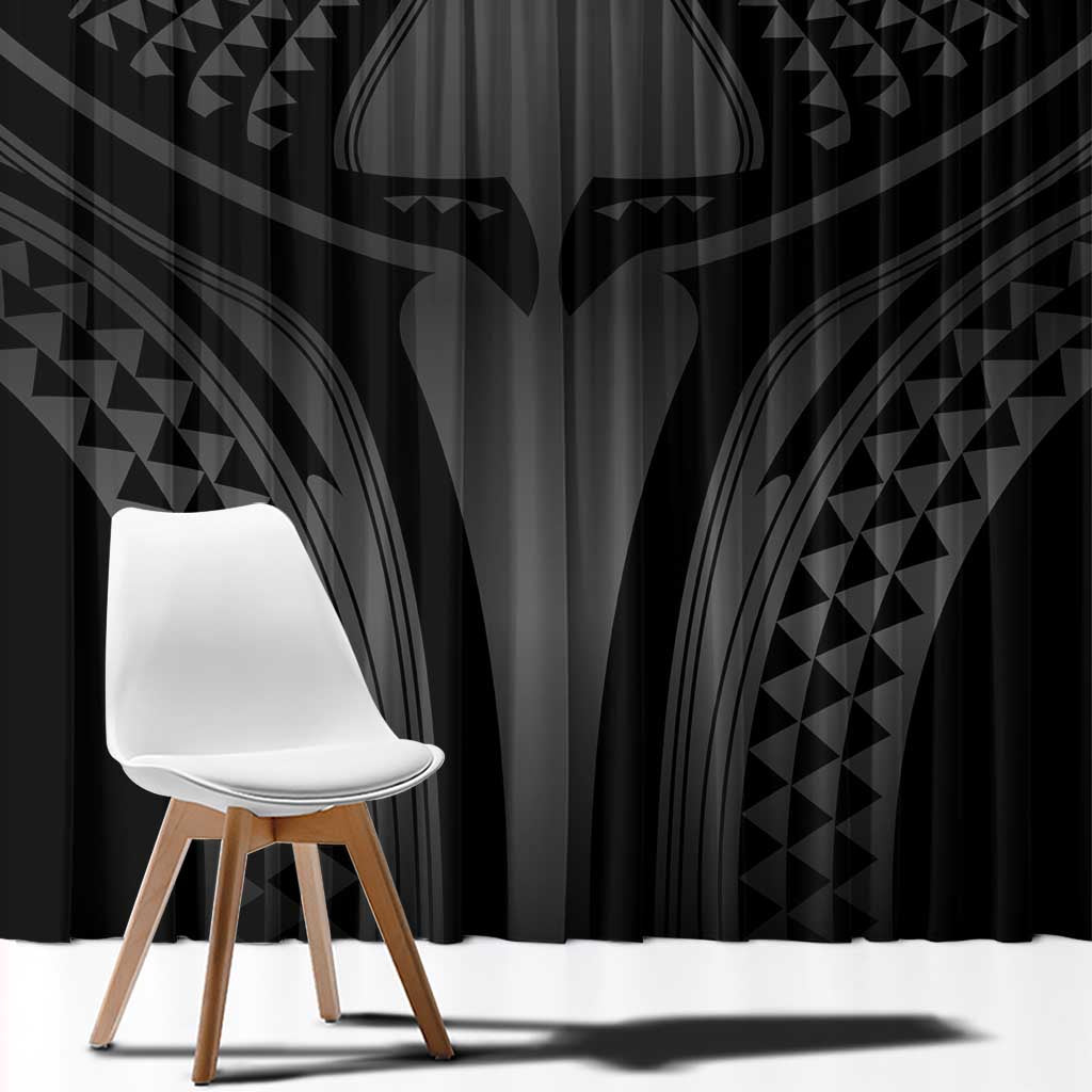 Hawaiian Kakau Art Tattoos Aquaman Style Window Curtain Special Edition LT03 - Polynesian Pride