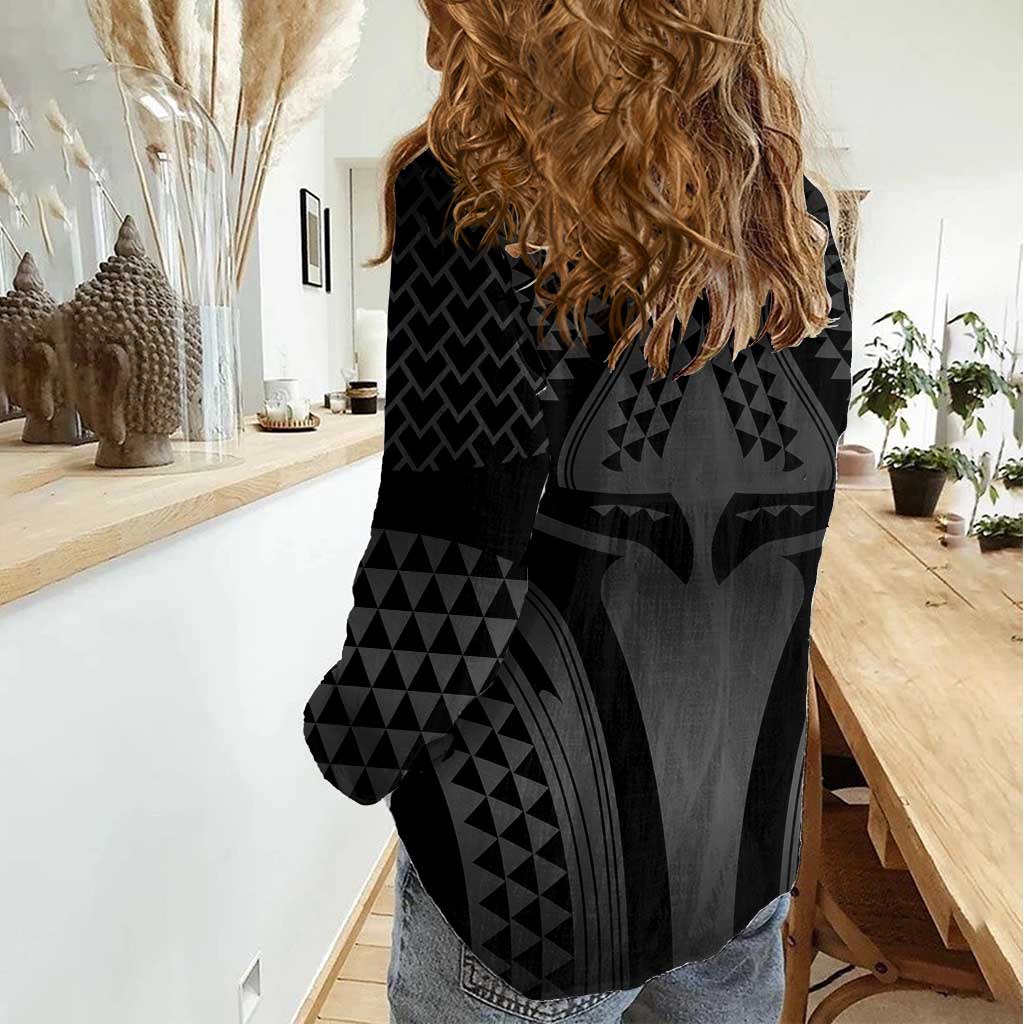 Hawaiian Kakau Art Tattoos Aquaman Style Women Casual Shirt Special Edition - Polynesian Pride