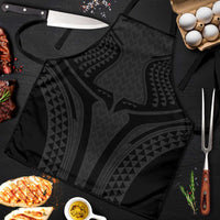 Hawaiian Kakau Art Tattoos Aquaman Style Apron Black Version - Polynesian Pride