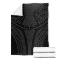 Hawaiian Kakau Art Tattoos Aquaman Style Blanket Black Version - Polynesian Pride