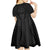 Hawaiian Kakau Art Tattoos Aquaman Style Kid Short Sleeve Dress Black Version - Polynesian Pride