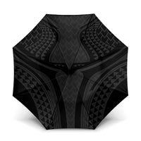 Hawaiian Kakau Art Tattoos Aquaman Style Umbrella Black Version - Polynesian Pride