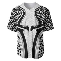 Hawaiian Kakau Art Tattoos Aquaman Style Baseball Jersey White Version - Polynesian Pride