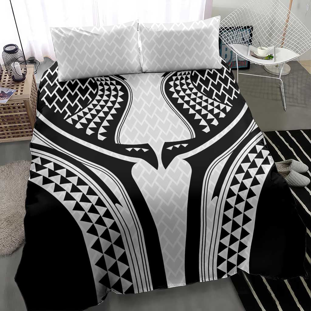 Hawaiian Kakau Art Tattoos Aquaman Style Bedding Set White Version - Polynesian Pride