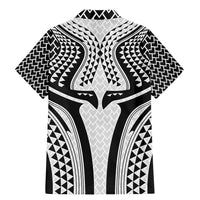 Hawaiian Kakau Art Tattoos Aquaman Style Family Matching Mermaid Dress and Hawaiian Shirt White Version - Polynesian Pride