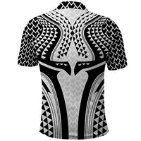 Hawaiian Kakau Art Tattoos Aquaman Style Polo Shirt White Version - Polynesian Pride