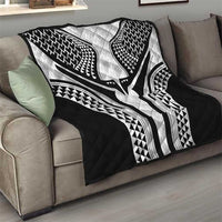 Hawaiian Kakau Art Tattoos Aquaman Style Quilt White Version - Polynesian Pride