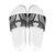 Hawaiian Kakau Art Tattoos Aquaman Style Slide Sandals White Version - Polynesian Pride