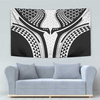 Hawaiian Kakau Art Tattoos Aquaman Style Tapestry White Version - Polynesian Pride