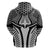 Hawaiian Kakau Art Tattoos Aquaman Style Zip Hoodie White Version - Polynesian Pride