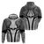 Hawaiian Kakau Art Tattoos Aquaman Style Zip Hoodie White Version - Polynesian Pride