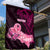 Custom Polynesia Breast Cancer Garden Flag Butterfly and Flowers Ribbon Maori Tattoo Ethnic Black Style LT03 - Polynesian Pride