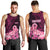 Custom Polynesia Breast Cancer Men Tank Top Butterfly and Flowers Ribbon Maori Tattoo Ethnic Black Style LT03 - Polynesian Pride