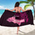 Custom Polynesia Breast Cancer Sarong Butterfly and Flowers Ribbon Maori Tattoo Ethnic Black Style LT03 - Polynesian Pride