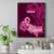 Polynesia Breast Cancer Canvas Wall Art Butterfly and Flowers Ribbon Maori Tattoo Ethnic Pink Style LT03 Pink - Polynesian Pride