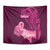 Polynesia Breast Cancer Tapestry Butterfly and Flowers Ribbon Maori Tattoo Ethnic Pink Style LT03 - Polynesian Pride