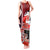 Maori Waitangi Tank Maxi Dress Hei-tiki Koru with Tino Rangatiratanga Maori Flag LT03 Women Red - Polynesian Pride