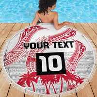 Cook Islands Marathon 2025-Pursuit in Paradise Beach Blanket Red Color LT03 - Polynesian Pride