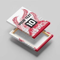 Cook Islands Marathon 2025-Pursuit in Paradise Canvas Wall Art Red Color LT03 - Polynesian Pride