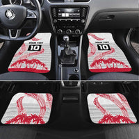 Cook Islands Marathon 2025-Pursuit in Paradise Car Mats Red Color LT03 Set 4pcs Red - Polynesian Pride