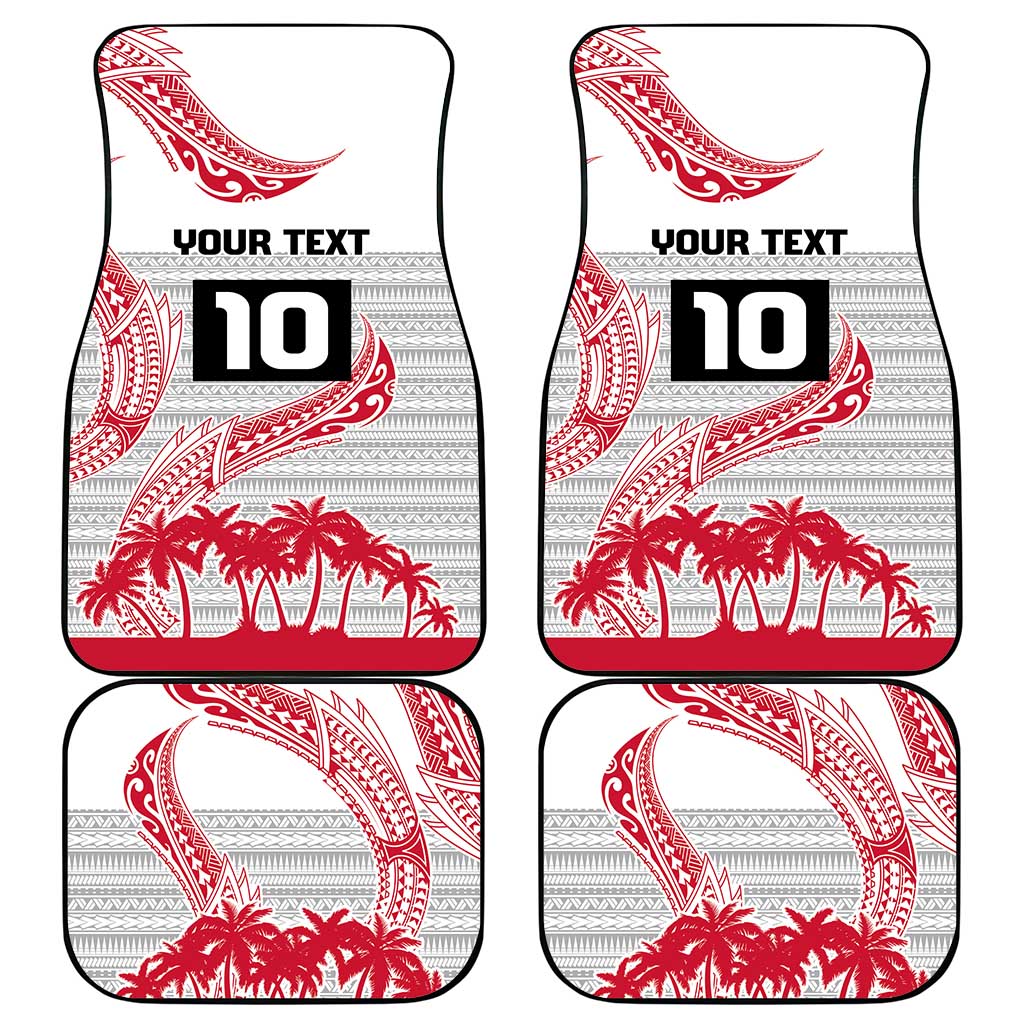Cook Islands Marathon 2025-Pursuit in Paradise Car Mats Red Color LT03 - Polynesian Pride