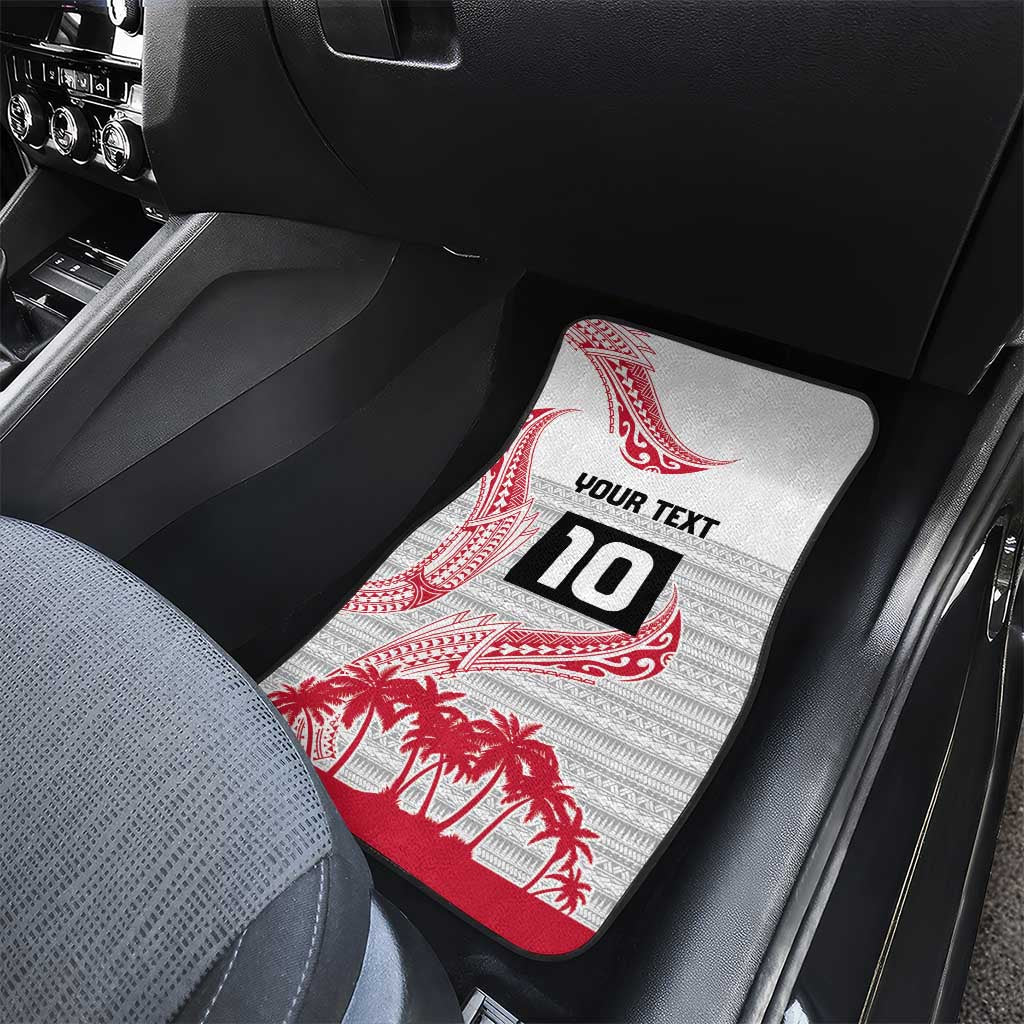 Cook Islands Marathon 2025-Pursuit in Paradise Car Mats Red Color LT03 - Polynesian Pride