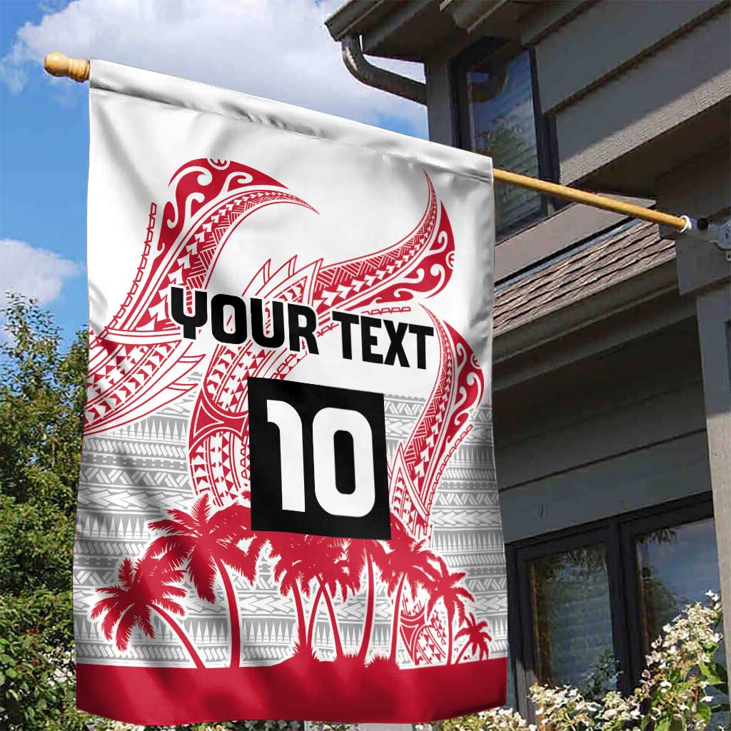 Cook Islands Marathon 2025-Pursuit in Paradise Garden Flag Red Color LT03 - Polynesian Pride