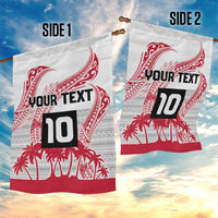 Cook Islands Marathon 2025-Pursuit in Paradise Garden Flag Red Color LT03 - Polynesian Pride