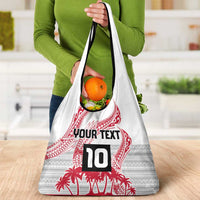 Cook Islands Marathon 2025-Pursuit in Paradise Grocery Bag Red Color LT03 - Polynesian Pride