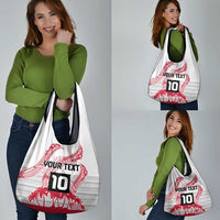Cook Islands Marathon 2025-Pursuit in Paradise Grocery Bag Red Color LT03 - Polynesian Pride