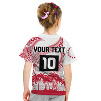 Cook Islands Marathon 2025-Pursuit in Paradise Kid T Shirt Red Color