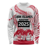 Cook Islands Marathon 2025-Pursuit in Paradise Long Sleeve Shirt Red Color LT03 Unisex Red - Polynesian Pride