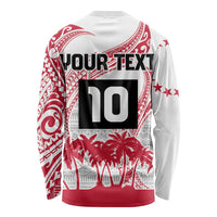 Cook Islands Marathon 2025-Pursuit in Paradise Long Sleeve Shirt Red Color LT03 - Polynesian Pride