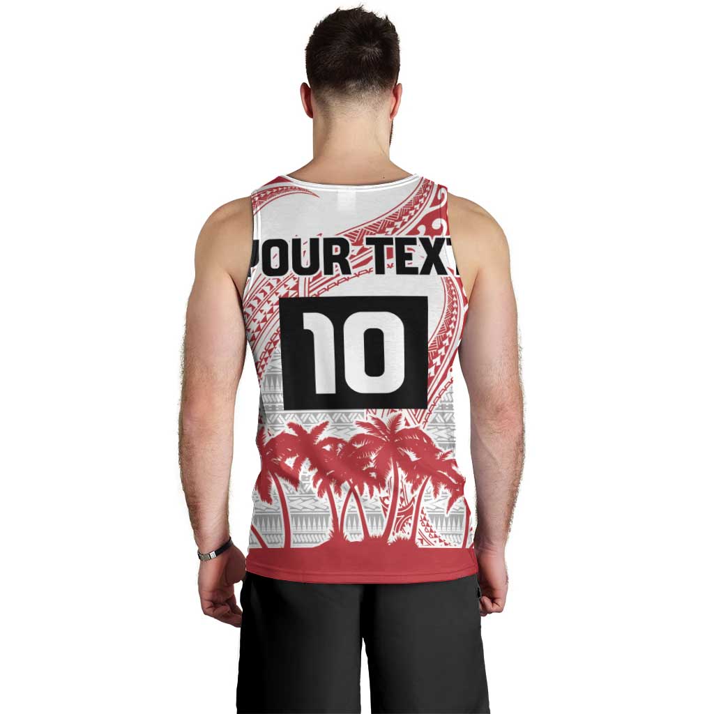 Cook Islands Marathon 2025-Pursuit in Paradise Men Tank Top Red Color LT03 - Polynesian Pride