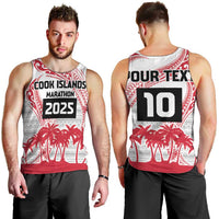 Cook Islands Marathon 2025-Pursuit in Paradise Men Tank Top Red Color LT03 - Polynesian Pride