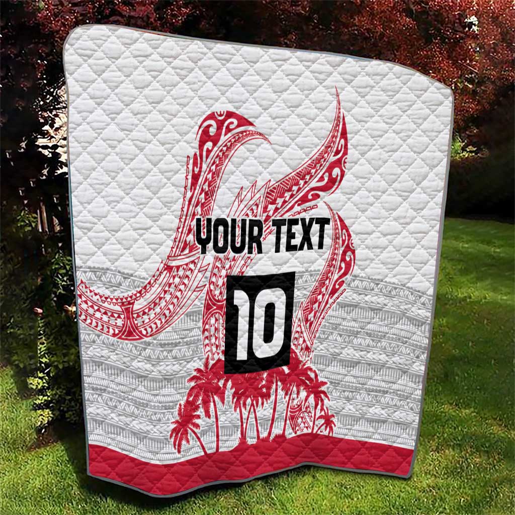 Cook Islands Marathon 2025-Pursuit in Paradise Quilt Red Color