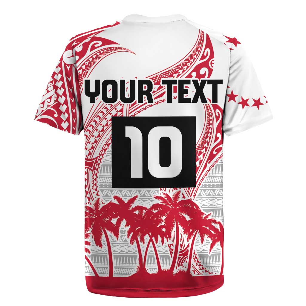 Cook Islands Marathon 2025-Pursuit in Paradise Rugby Jersey Red Color